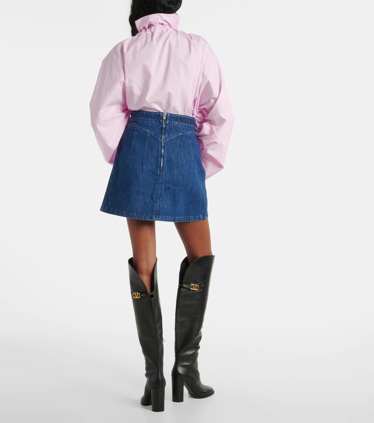 Patou Denim miniskirt