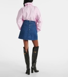 Patou Denim miniskirt