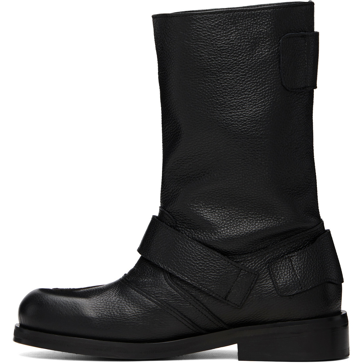 Stefan Cooke Black Pegasus Biker Boots