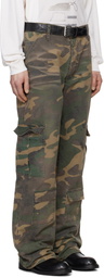 Alexander Digenova Khaki Type 2 Denim Cargo Pants