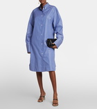 Loewe - Striped cotton poplin shirt dress