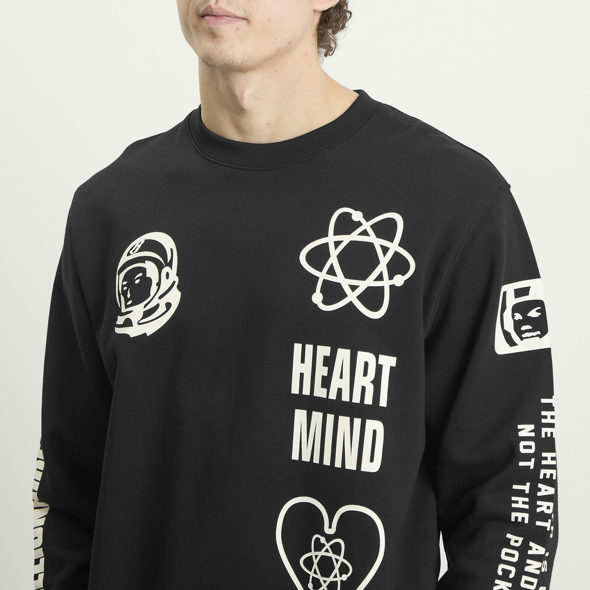 Billionaire Boys Club Men's Multi Print Sweatshirt in Black