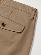 MR P. - Slim-Fit Stretch-Cotton Twill Chinos - Brown - UK/US 28