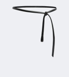 The Row Ava leather belt