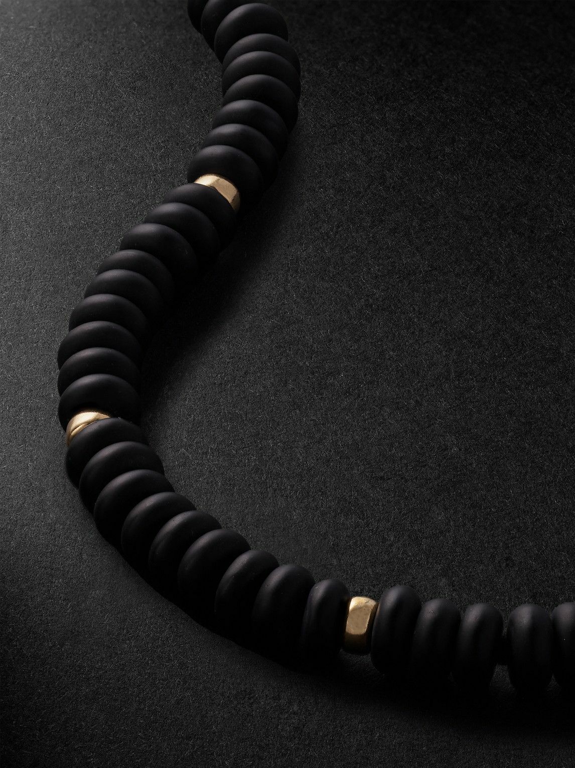 JIA JIA - Gold Onyx Necklace