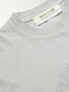 1017 ALYX 9SM - Printed Cotton-Jersey T-Shirt - Gray - XS