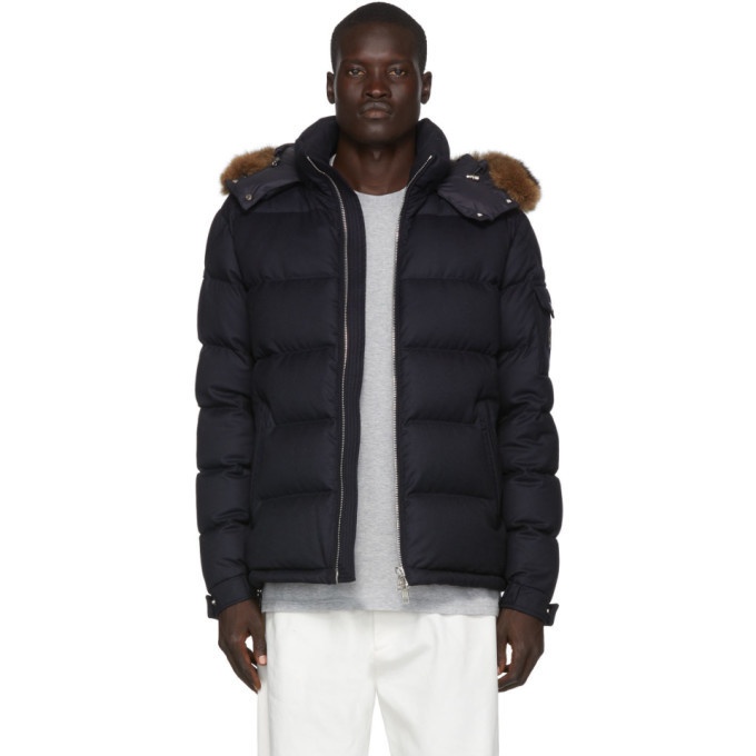 Photo: Moncler Navy Down Allemand Jacket