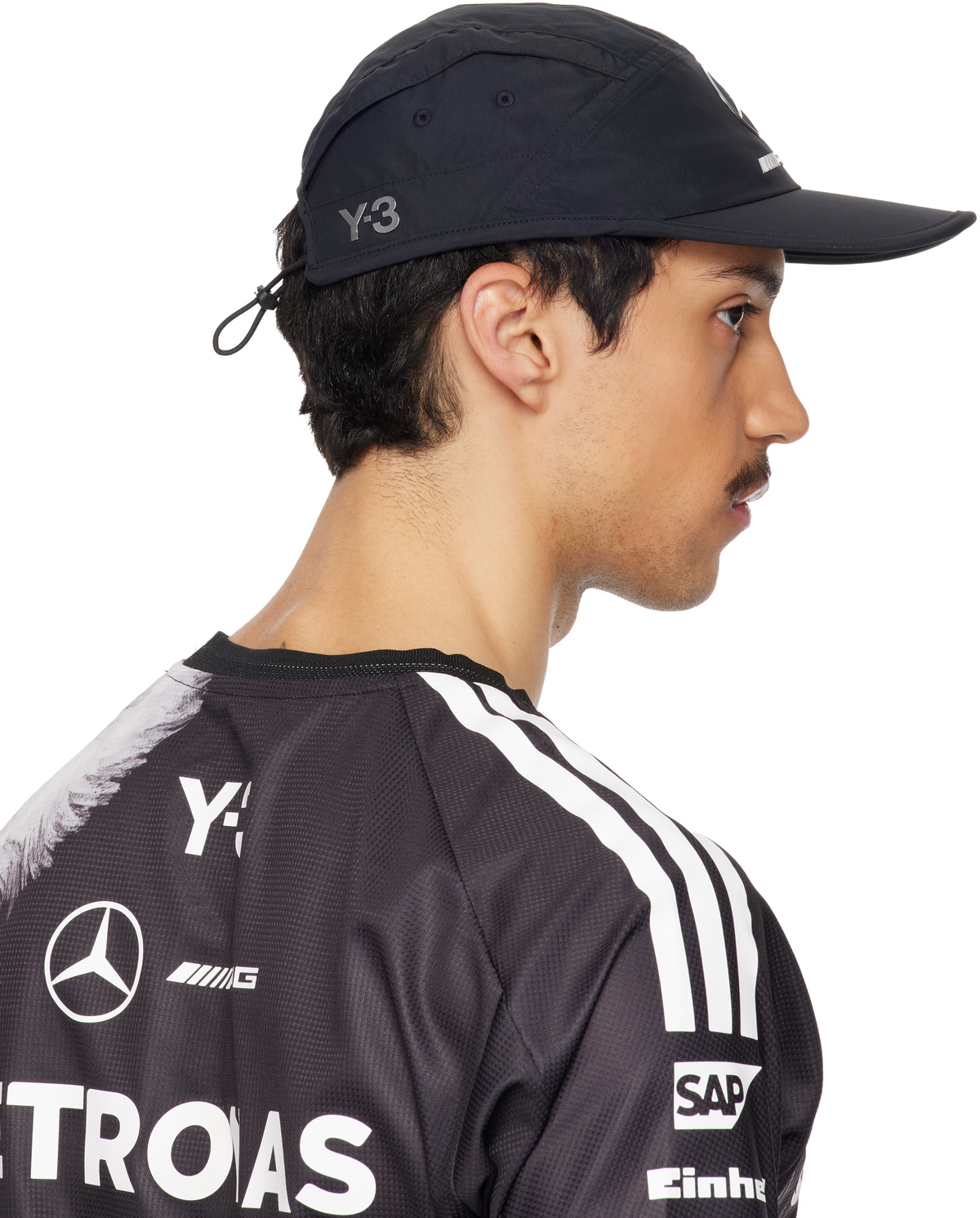 Y-3 Black Mercedes-AMG F1 Edition Run Cap