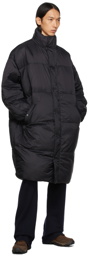 Isabel Marant Black High Neck Padded Coat