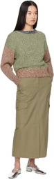 Weekend Max Mara Green Calais Midi Skirt
