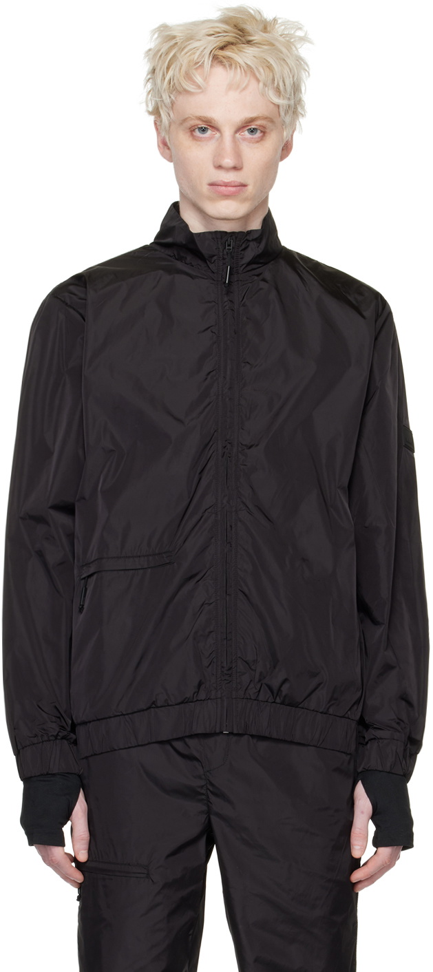 RAINS Black Track Jacket