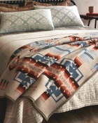 JACQUARD NAPPED ROBE