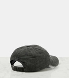 Acne Studios Logo embroidered cotton baseball cap