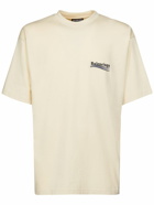 BALENCIAGA - Logo Embroidery Cotton T-shirt