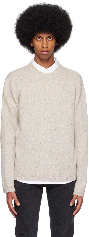 Photo: A.P.C. Gray Chandler Sweater