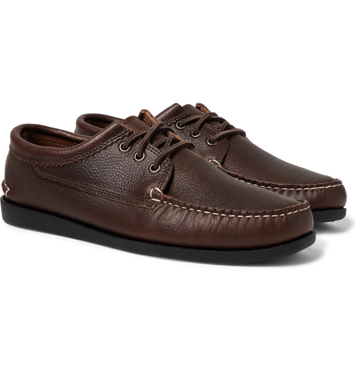 Photo: Quoddy - Blucher Leather Boat Shoes - Brown