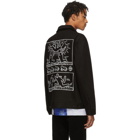 Etudes Black Keith Haring Edition Denim Guest Jacket