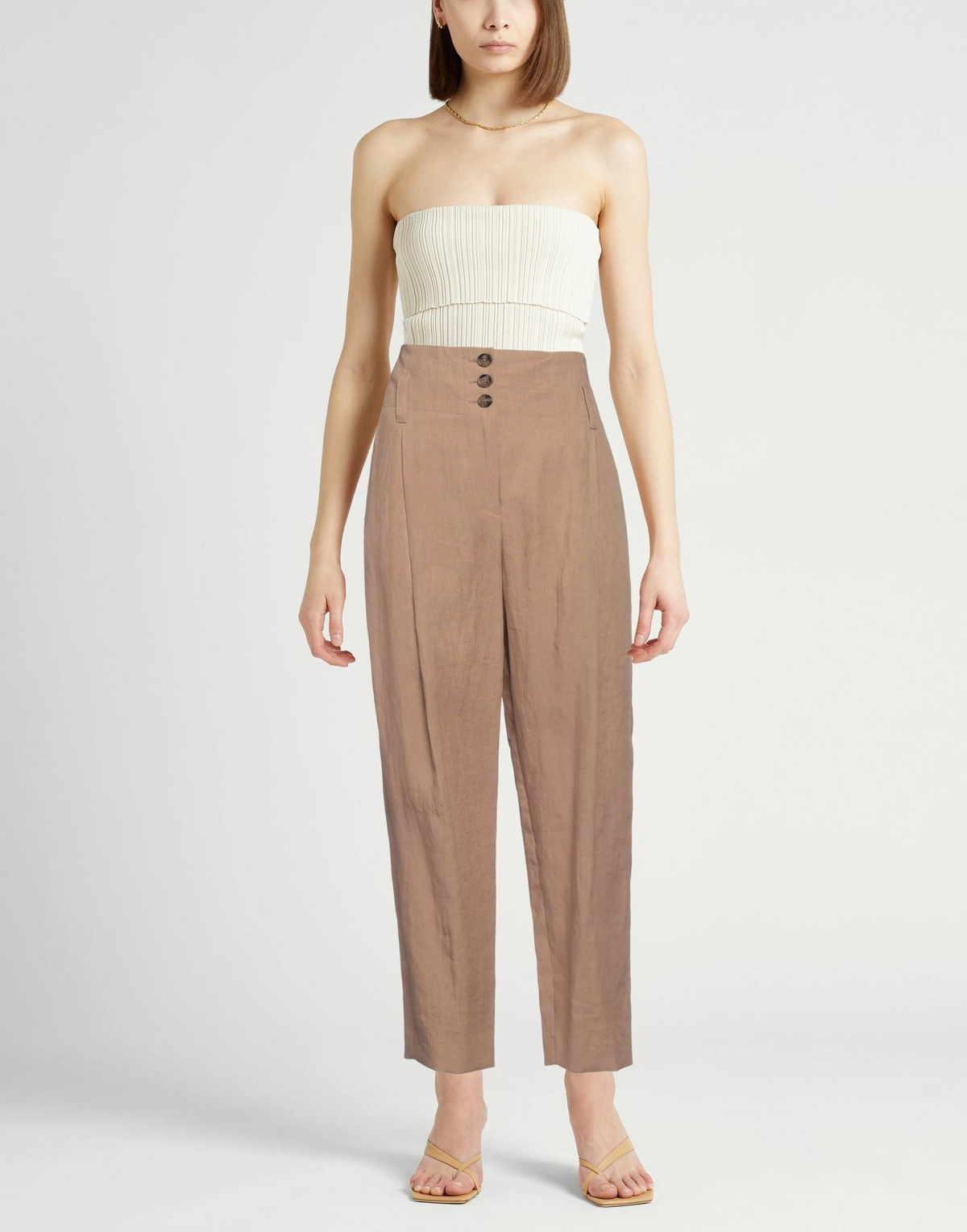 Paul Smith Womens Pants Khaki