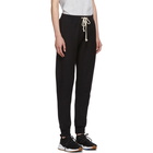 Champion Reverse Weave Black Elastic Cuff Lounge Pants