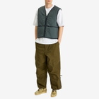 Poliquant Men's Changing Length Wide Zip Up Tucked Trousers in Olive