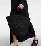 The Row Emilie Small raffia basket bag