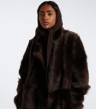 Nour Hammour Niale cashmere hood