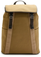 Paul Smith Canvas and Leather Backpack - Brown - One Size