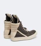Rick Owens Geobasket leather sneakers