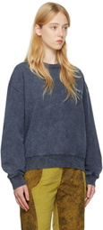 Andersson Bell Gray Heart Overdyed Sweatshirt