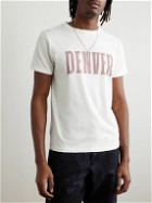 Remi Relief - Denver Printed Cotton-Jersey T-Shirt - White