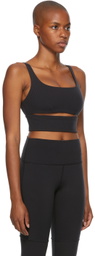 Alo Black Slit Sports Bra