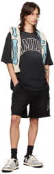 AMIRI Black Vintage Oversized T-shirt