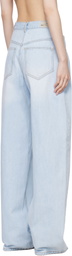 Pushbutton Blue Zero Straight Jeans