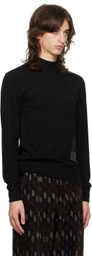 HYEIN SEO Black Military Turtleneck & Gloves Set
