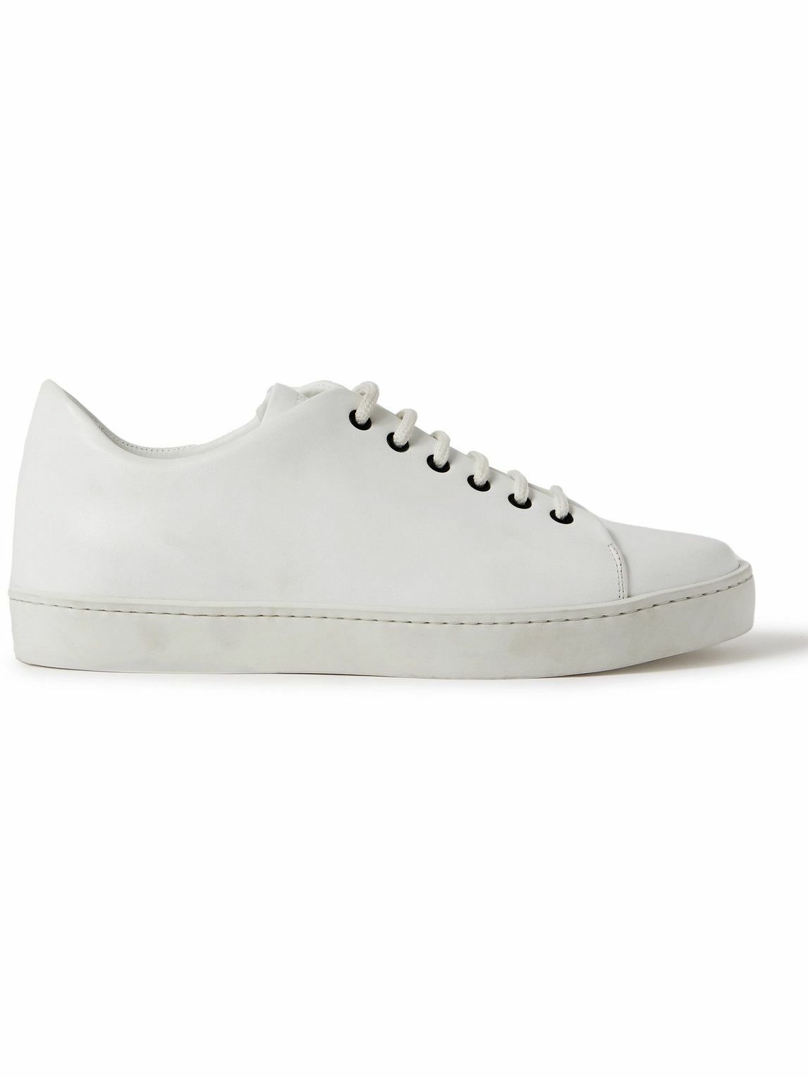 Manolo Blahnik - Semando Leather Sneakers - White