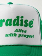 PARADISE - Alive With Prayer Logo-Print Neoprene and Mesh Trucker Hat