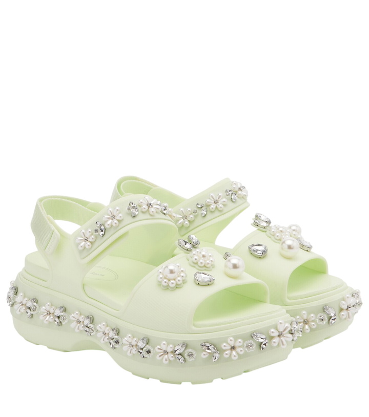 Photo: Simone Rocha x Crocs embellished platform sandals