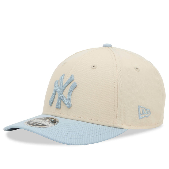 Photo: New Era New York Yankees Side Script 9Forty Adjustable Cap in Blue 