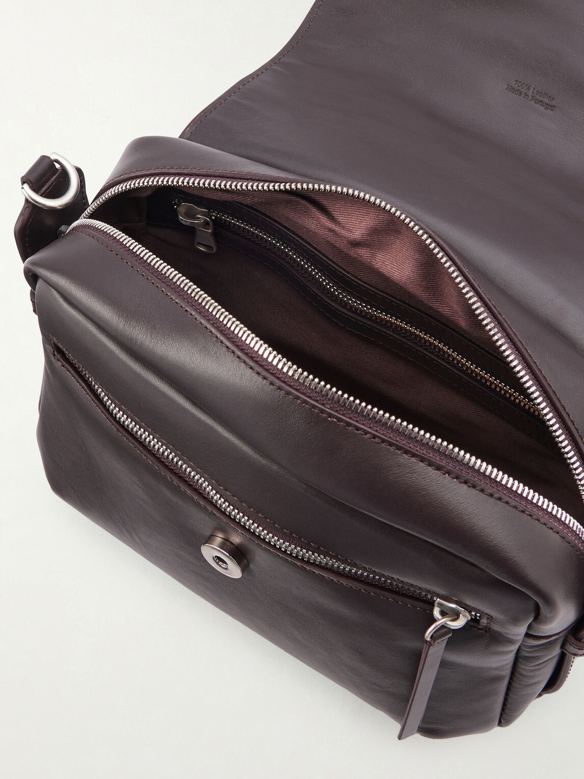 NN07 - Port Small Leather Messenger Bag