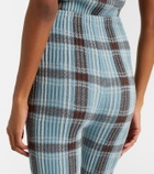 Acne Studios Checked wool-blend slim pants