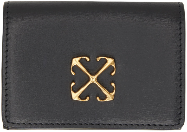 Photo: Off-White Black Mini Jitney Wallet