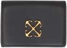 Off-White Black Mini Jitney Wallet