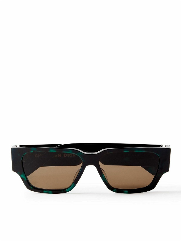 Photo: Dior Eyewear - CD Diamond S5I D-Frame Tortoiseshell Acetate and Silver-Tone Sunglasses