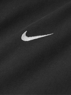 Nike - Logo-Embroidered Padded Cotton-Canvas Hooded Jacket - Black