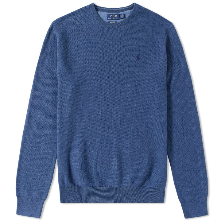 Photo: Polo Ralph Lauren Textured Cotton Crew Knit