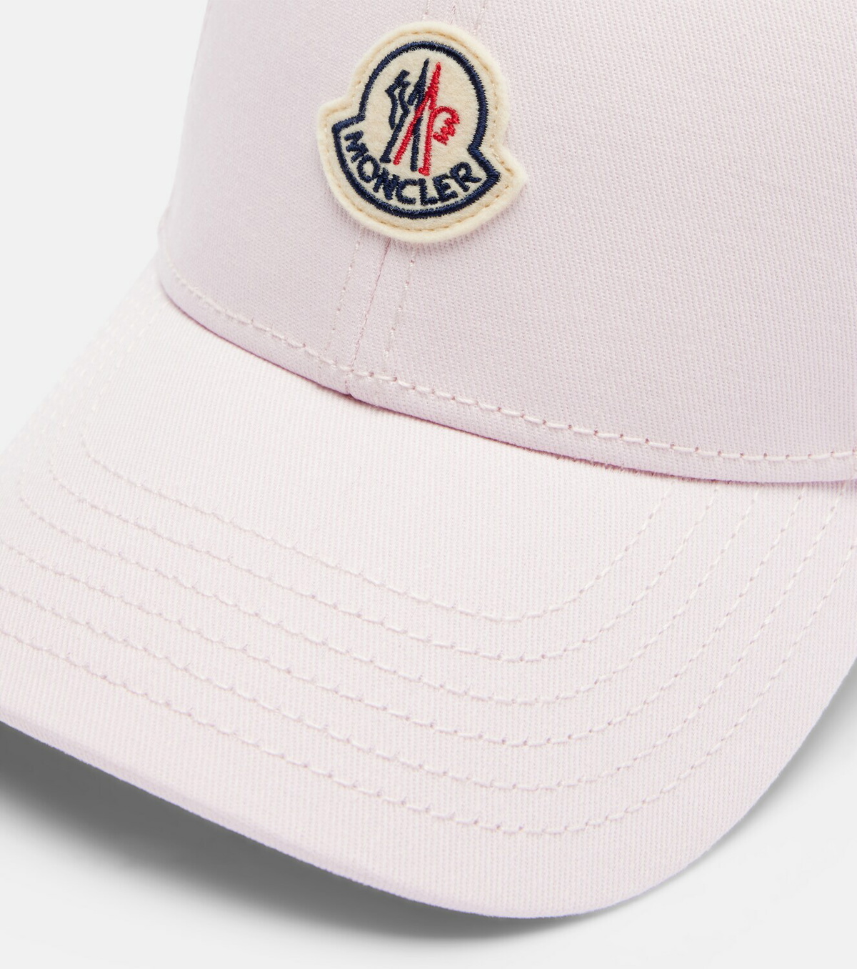 Moncler Logo cotton gabardine baseball cap