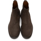 Ermenegildo Zegna Brown Verona Chelsea Boots