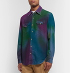 Acne Studios - 2001 Tie-Dyed Denim Western-Style Shirt - Multi
