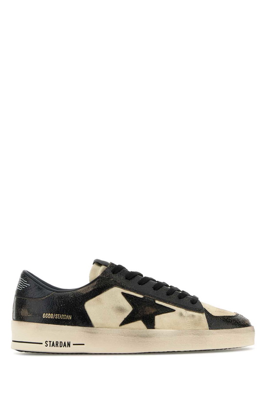 Photo: Golden Goose Two-tone Leather And Suede Stardan Sneakers