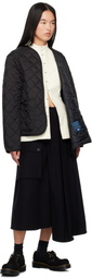 Comme des Garçons Shirt Black Lavenham Edition Bias Thornham Jacket
